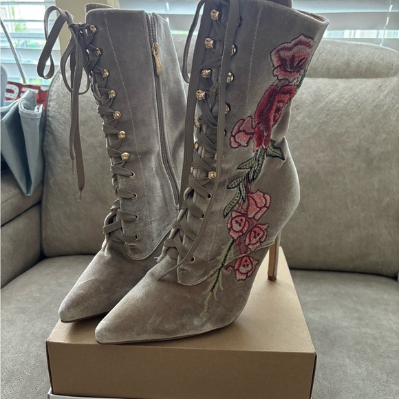 Flora Suede Boots - Picture 3 of 3